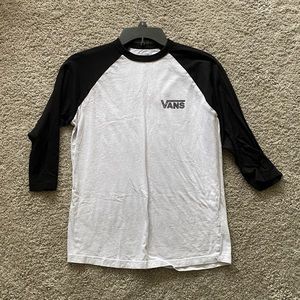 Vans Youth 3/4 Sleeve Long Sleeve Tee